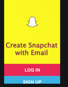 snapchat account sign up