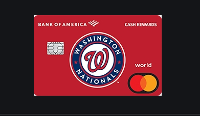 Washington Nationals Cash Rewards MasterCard
